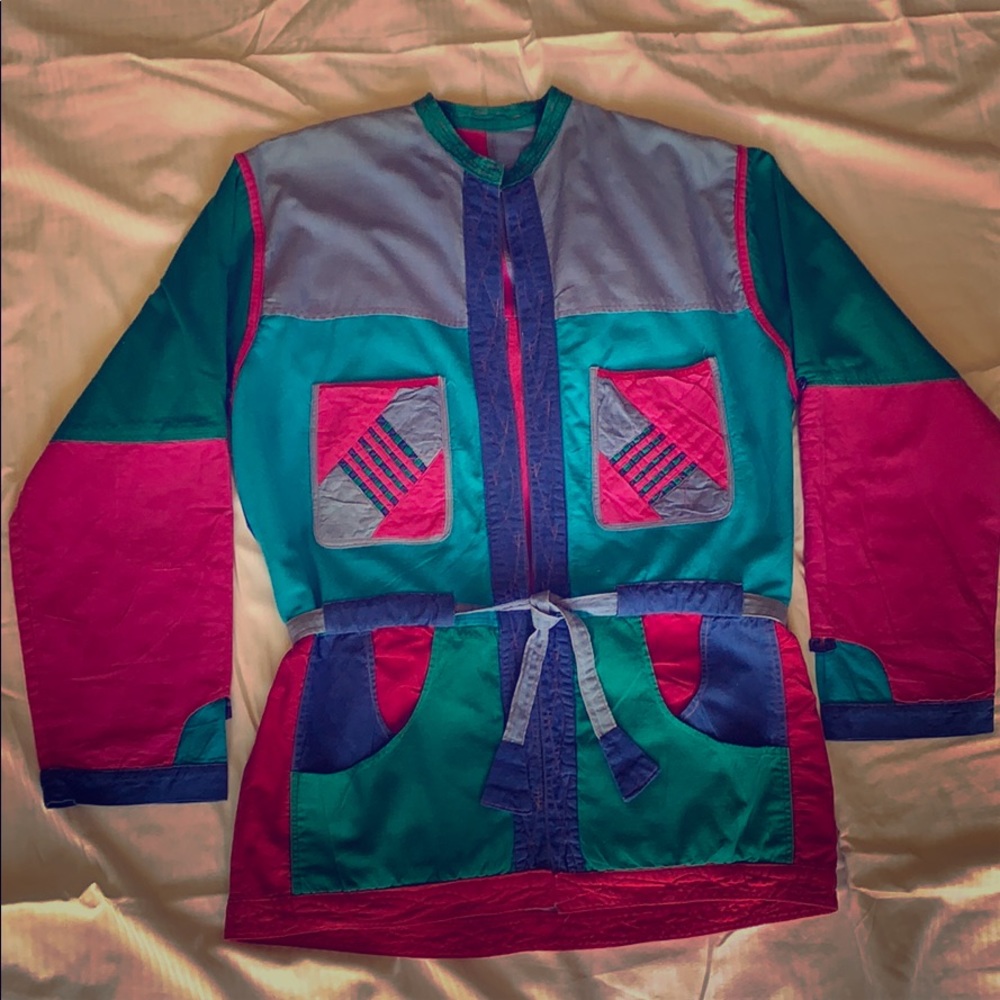 Vintage patchwork cotton jacket